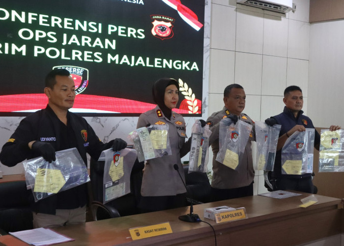Empat Pelaku Curanmor dan Tipu Gelap Digulung, Polres Majalengka Bongkar Modus Kejahatan Jalanan