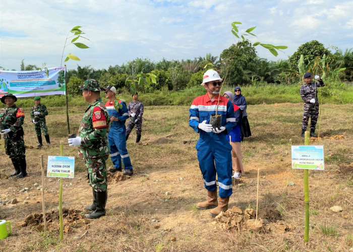 Hari Bumi 2026, Pertamina Sangatta Tanam 333 Pohon dan Dorong Pengurangan Sampah Plastik
