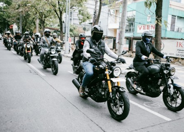 Ride to The Future, Puluhan Bikers Nikmati Keseruan XSR 155 Motoride di Surabaya