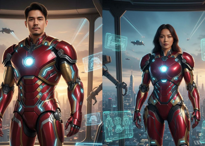 Prompt Gemini AI Edit Foto Diri Sendiri Menjadi Superhero Marvel Iron Man! Simak Cara Lengkapnya Disini