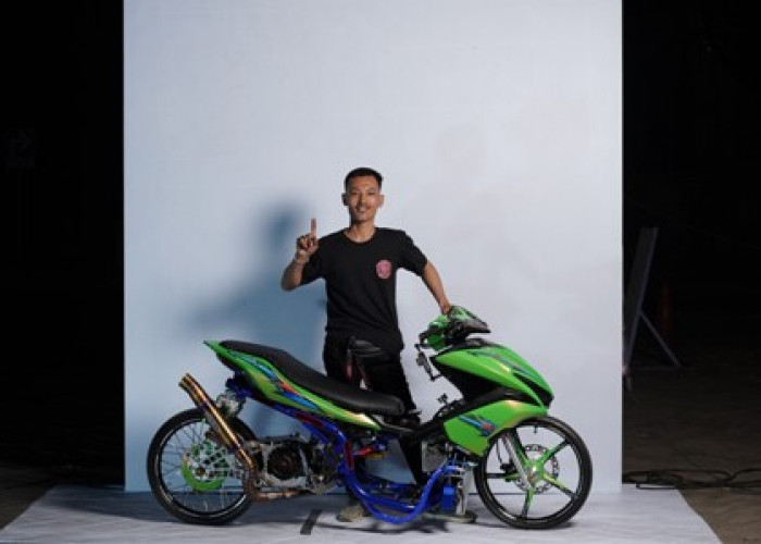 Modifikator Makassar Unjuk Kreativitas di CustoMAXi Yamaha 2026, AEROX Drag Style Jadi Jawara