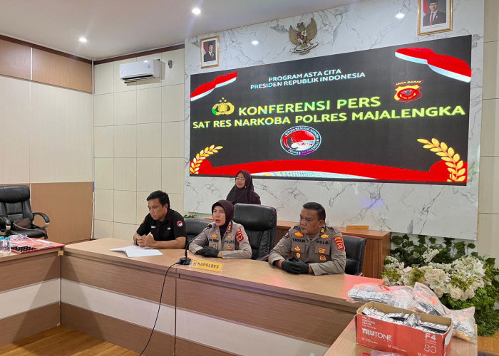 Polres Majalengka Ringkus Tujuh Pengedar Narkoba 