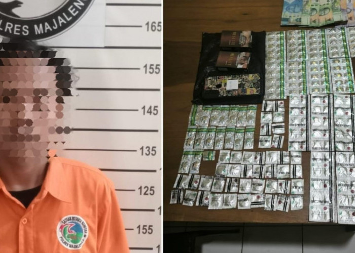 Seorang Pemuda Ditangkap Polisi Ketahuan Bawa 255 Butir Obat Keras