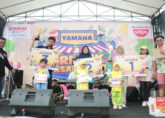 Generasi 125 Yamaha Ajak Warga Cianjur Melangkah Semakin Di Depan dalam Event Yamaha Grebek Pasar Rame