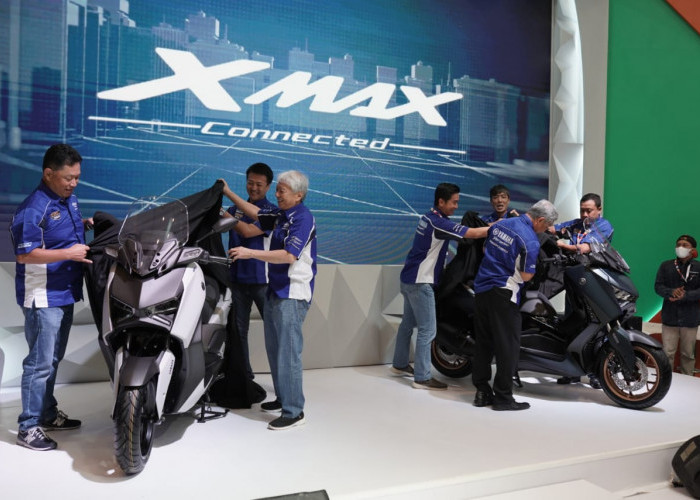 #banggaMAXImal #IMOS2022 Ramaikan Hari Pembukaan IMOS 2022, Yamaha Luncurkan Produk Terbaru XMAX Connected