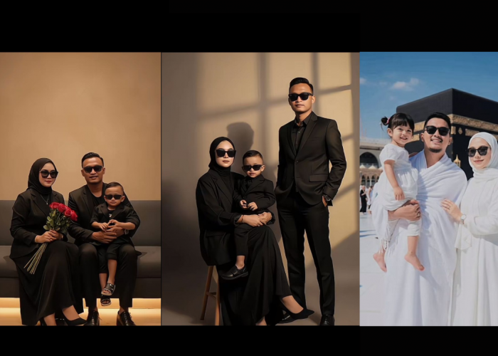 Kumpulan Prompt Gemini AI Foto Keluarga 3 Orang dengan Berbagai Konsep, Foto di Photo Studio Hingga di Mekkah