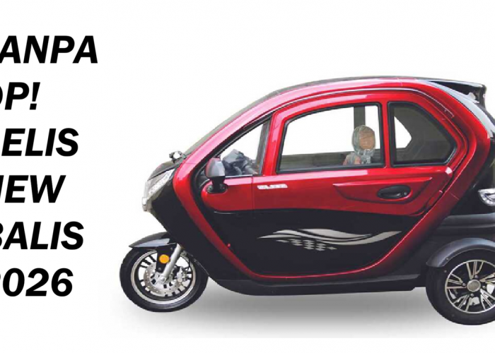 Tanpa DP! Motor Listrik Roda 3 Selis New Balis Cicilan Super Ringan Mulai Rp400 Ribuan, Simak Selengkapnya 
