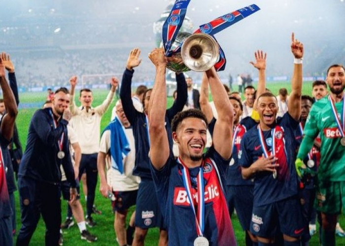 PSG VS Lyon 2-1: PSG Sukses Juarai Coupe de France, Laga Penutup Manis Buat Mbappe Sebelum Hengkang 