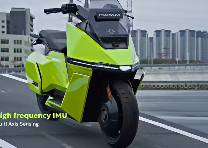 Bisa Berdiri Seimbang Sendiri, Omoway OMO-X Hadir dengan Fitur Super Premium, Jadi Motor Listrik Masa Depan