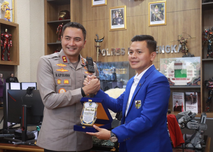 Bahas Zero Narkoba hingga KNPI Fest, KNPI Majalengka Temui Kapolres
