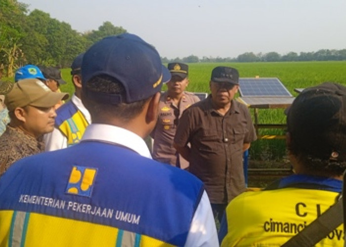 Bupati Eman Gerak Cepat Atasi Krisis Irigasi di Ligung, BBWS Salurkan Pompa Air Tenaga Surya