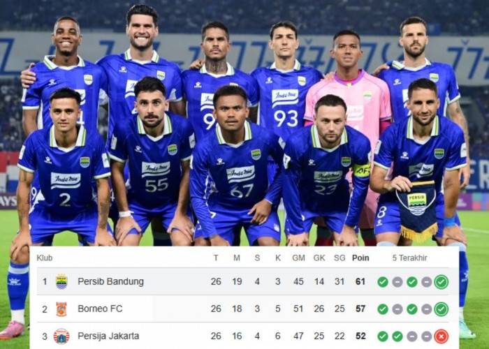 Persib Juara Butuh Berapa Poin Lagi? Maung Bandung Kian Dekat Hattrick Gelar usai Kalahkan Semen Padang!