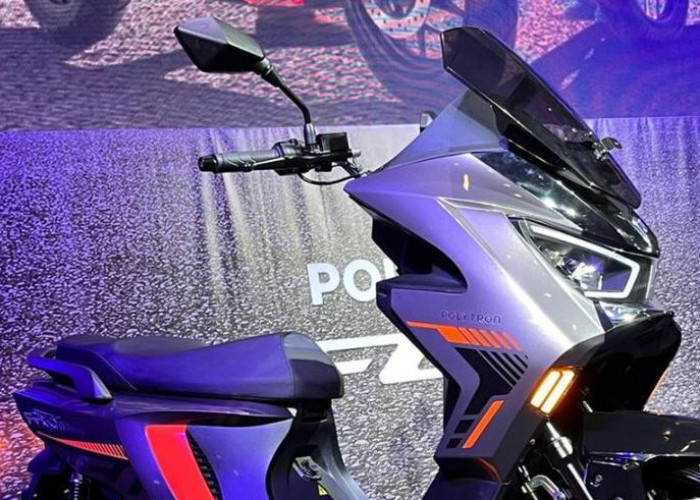 Cuma 200 Ribuan Udah Bisa Punya Motor Listrik Polytron Fox 350, Model Mirip NMAX dan Udah Tembus 130 Km