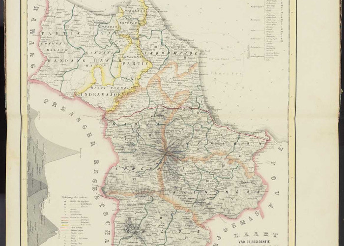 Ingin Tahu Majalengka Tahun 1857, Simak Algemeene Atlas Nederlandsch Indie 1862, Ciamis Bagian dari Cirebon 