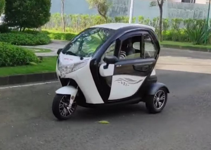 4 Motor Listrik Roda Tiga Angkut 250 Kg, Tembus 100 KM, Mulai 18 Jutaan, Kabin Tertutup Nyaman Segala Cuaca