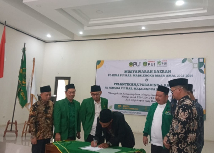 Pemuda PUI Majalengka Dilantik, Didorong Aktif Berdakwah dan Bangun Gerakan Perubahan
