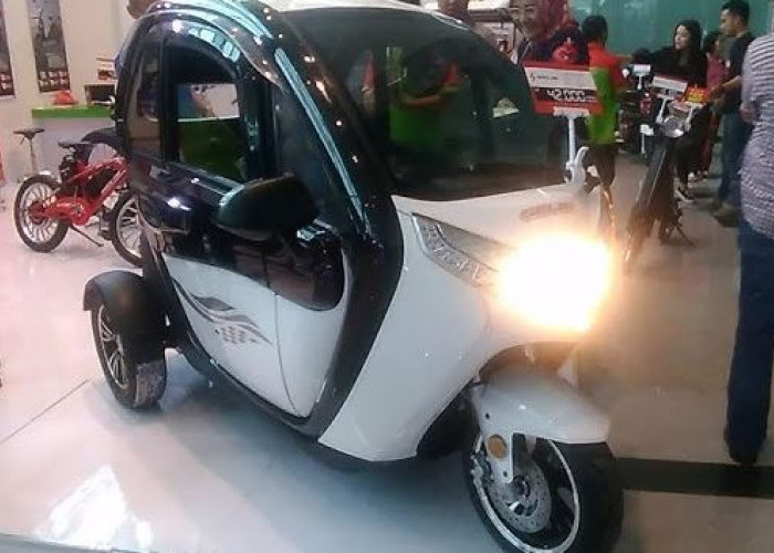 Motor Listrik Roda Tiga Anti Hujan Solaris R-3 Balis, Cicil 1 Jutaan Naik Motor Udak Gak Kepanasan Lagi