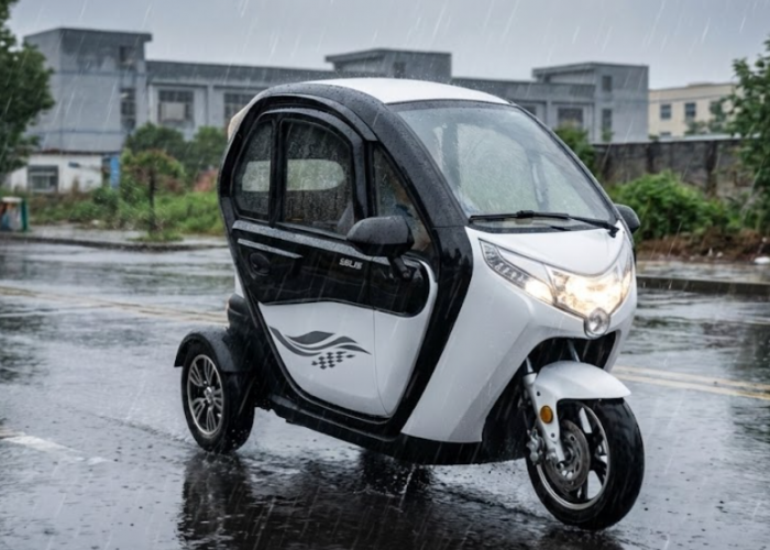 Baterai Awet Bisa Tembus 100 Km, Angsuran Motor Listrik Roda Tiga Selis Anti Hujan dan Panas, Muat 3 Orang