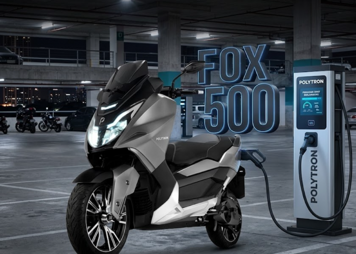 Kredit Motor Listrik Polytron Fox 500, Skutik Lokal Spek Flagship dengan Angsuran Ringan Mulai Rp502 Ribuan