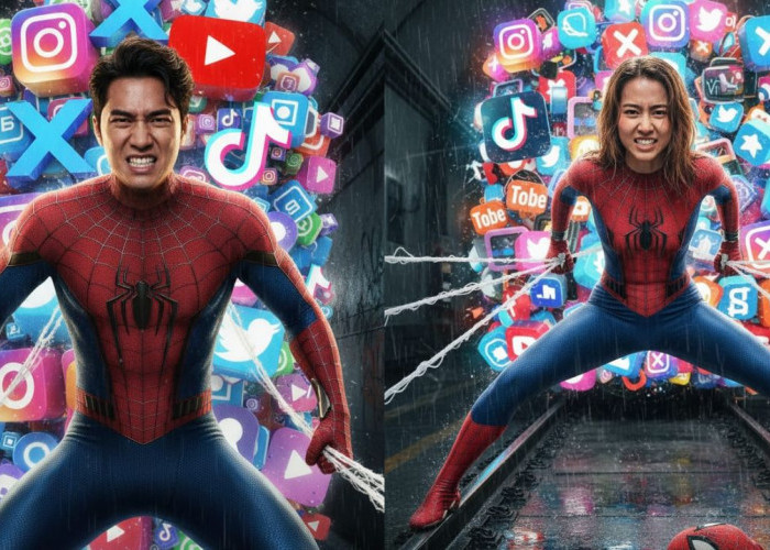 Jadi Spider-Man Modal Ketik Prompt Gemini AI Edit Foto Diri Sendiri! Cukup 5 Detik, Hasil Foto Langsung Jadi