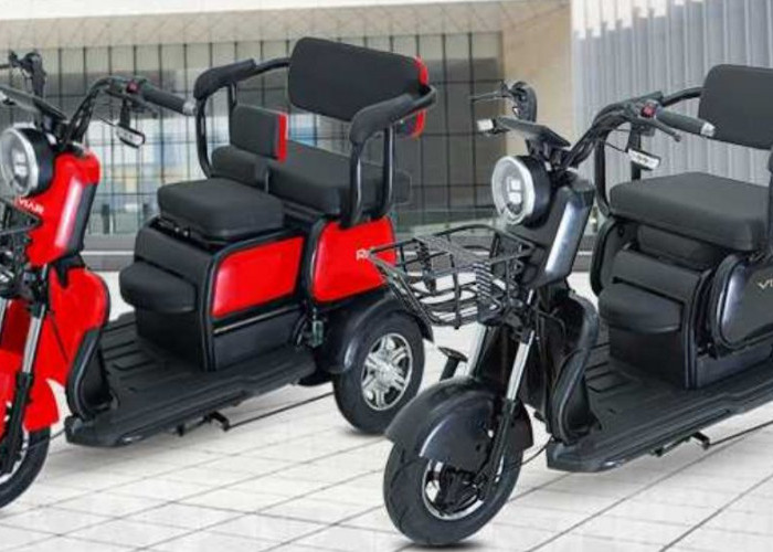 Motor Listrik Roda 3 Viar Buatan Indonesia, Jarak 60 Km dan Tenaga 500 Watt untuk Usaha Harian di Perkotaan