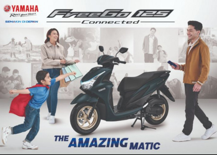 Miliki Bagasi Terbesar Dikelasnya dan Fitur Y-Connect, Yamaha FreeGo 125 Connected Jadi Primadona