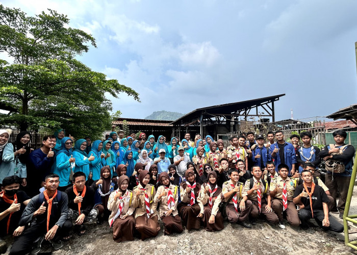 JBZ dan Pemdes Leuwimunding Gelar Rembuk Olah Sampah, Edukasi Pelajar Peduli Lingkungan