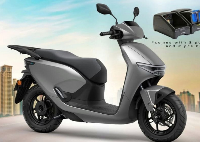 Warna Matte Elegan, Motor Listrik Honda CUV e Stellar Bisa Lari Jauh 80,7 Km, Dicas Cukup 2 Jam Aja