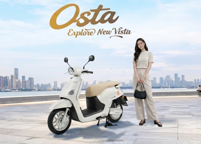 Fresh dari Oven! Motor Listrik dari China Terbaru dengan GPS Tracking dan Jarak 150 Km, Yadea Osta 2026