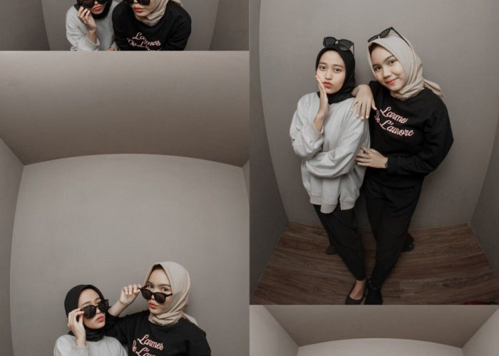Deretan Prompt Gemini AI Wanita Hijab Menggunakan Konsep Foto Ala Photobox, dengan Hasil Elegan dan Karismatik