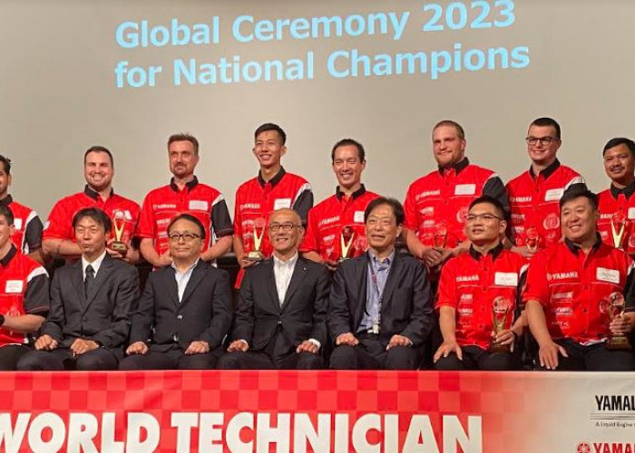Punya Daya Saing Tinggi, Teknisi Yamaha Indonesia Terima Penghargaan Bergengsi di Jepang