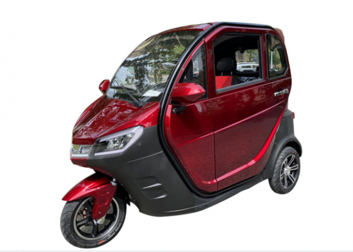 Wuxi Baobo Vehicle: Motor Listrik Roda 3 Murah dari China, Kendaraan Anti Hujan, Panas, dan Ga Kejebak Macet