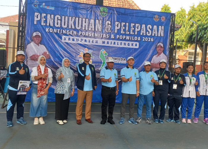 Bupati Majalengka Lepas Kontingen Porsenitas dan Polwilda, Tekankan Prestasi di Tengah Efisiensi Anggaran
