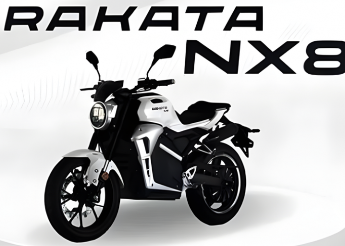 Motor Listrik Buatan Indonesia Gaya Laki! Berikut Spesifikasi dan Harga Rakata NX8, Motor Listrik Matic Sporty
