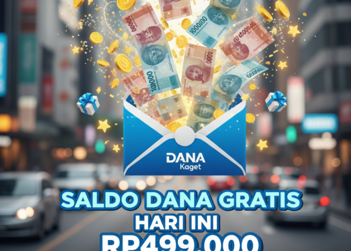 YESS! Modal Rebahan Bisa Klaim Saldo DANA Gratis Total Rp499.000 Langsung Cair Hari Ini ke Dompet Digital