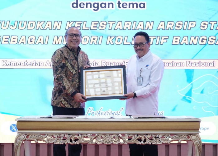 Kementerian ATR/BPN Raih Penghargaan dari ANRI