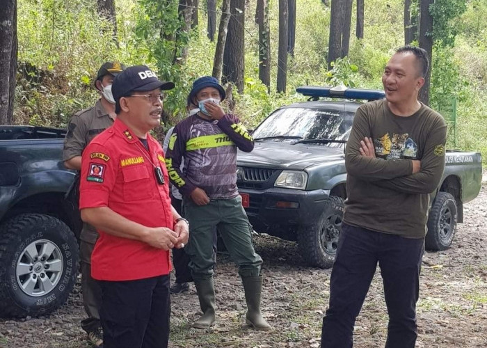 TNGC dan Warga Sindangwangi Siaga Kebakaran Karhutla