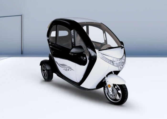 Anti MACET! 4 Rekomendasi Motor Listrik roda 3 Kabin Tertutup, Harga Affordable Aman dari Hujan dan Kepanasan