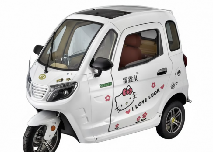 Kabin Tertup dan Sudah Ber-AC, Berikut 3 Pilihan Motor Listrik Roda Tiga Jarak 100 Km, Harga Mulai Rp15 Jutaan