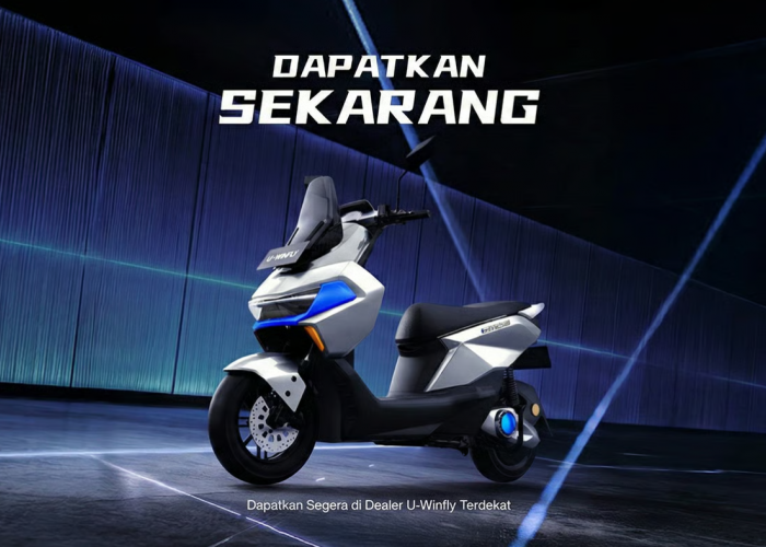 Motor Listrik Maxi Murah Meriah Ditenagai 2,8 kWh dan Jarak 100 Km, Uwinfly M110G Dibanderol Rp 13 Jutaan