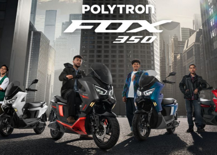 Polytron Fox 350 Motor Listrik Urban Cocok Buat Kantoran, Jarak Tempuh Maksimal dan Simulasi Cicilan Kreditnya