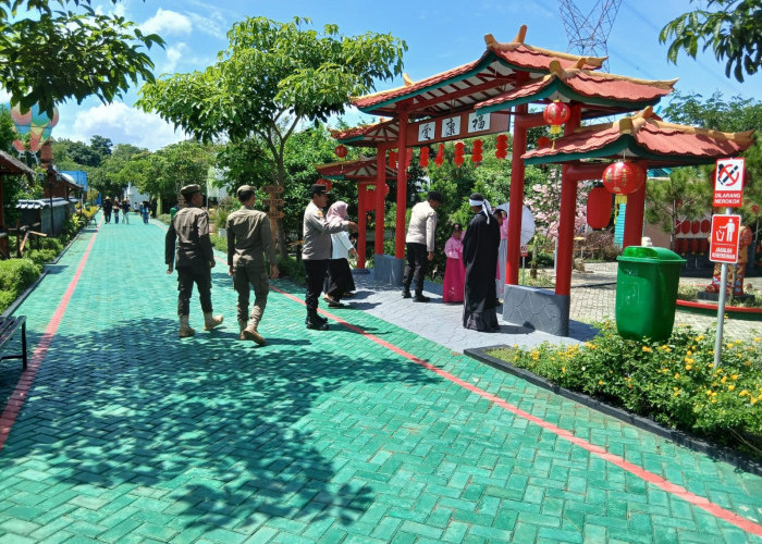 Libur Nataru, Taman Rekreasi Keliling Dunia Majalengka Dipadati Wisatawan, Polisi Perketat Pengamanan