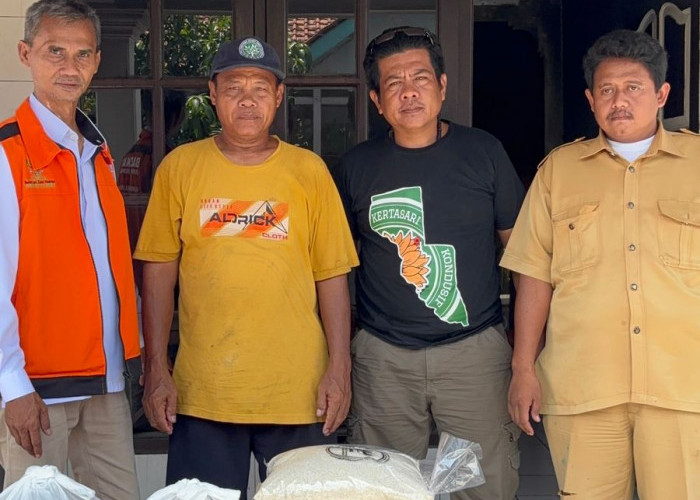 Baznas Majalengka Salurkan Bantuan untuk Korban Kebakaran di Kertasari Ligung