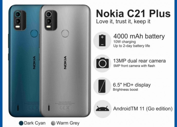 BUDGET MINIM? HP Nokia C21 Plus Ini Layak Dibeli, Cuma 1 Jutaan Spek Mantap