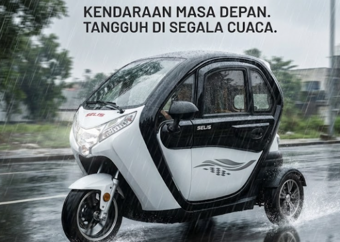 Aman dari Hujan dan Panas, 5 Motor Listrik Roda Tiga Tertutup untuk Mobilitas Sehari-hari, Cek Harga Barunya!
