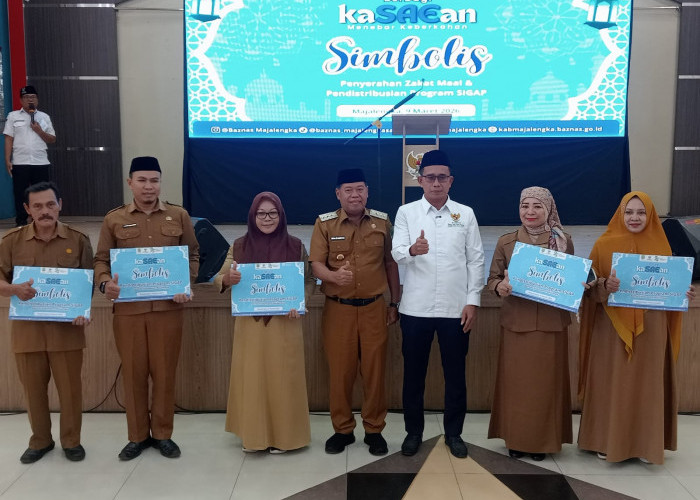 Baznas Majalengka Salurkan Zakat Mal dan Program SIGAP Kepada 300 Sekolah