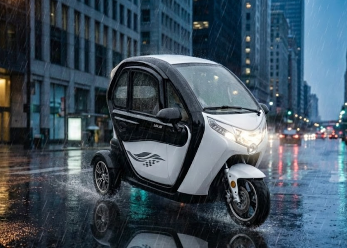 Skema Kredit Motor Listrik Roda 3 Anti Hujan dan Panas Tenor 3 Tahun, Angsuran Selis New Balis Cuma 700 Ribuan
