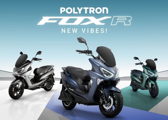 Angsuran Ringan 310 Ribuan, Polytron Fox R Motor Listrik yang Stylish, Baterai Tahan Lama untuk Keluarga