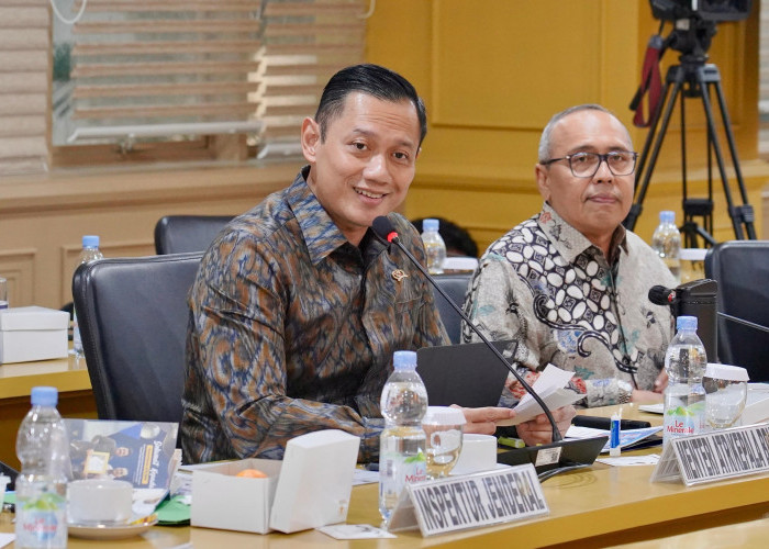 Rapat Kerja Bersama Komite I DPD RI, Menteri AHY: Keadilan untuk Semua, Kesejahteraan untuk Semua