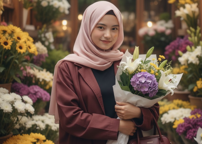 Terlihat Asli Tanpa Cacat! Cara Buat Foto Wanita Hijab Cantik Natural Pakai Prompt Gemini Ai Realistis